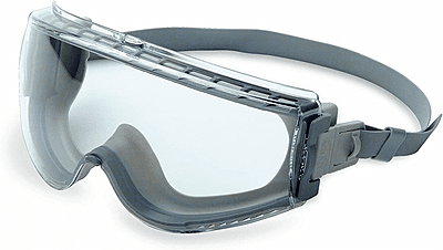 UVEX STEALTH GOGGLES W/ HYDROSHIELD AF SCRATCH RESISTANT CLEAR LENS